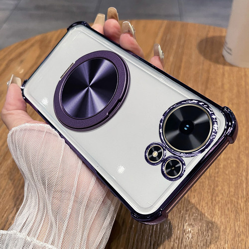 适用华为麦芒40手机壳智选芒麦40透明5g保护硅胶套自带镜头膜TYH651M全包气囊防摔软壳四零405g男女支架磁吸 - 图2