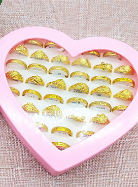 爱心饰品黄金戒指