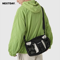 NextDAY Retro Sport Inclined Satchel for male and female functions Wind day system Overalls Purse Chest Differential Bag