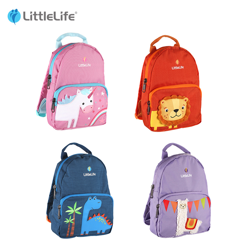 英国LittleLife 萌趣小动物幼儿园防走失背包幼儿户外出行背包2L