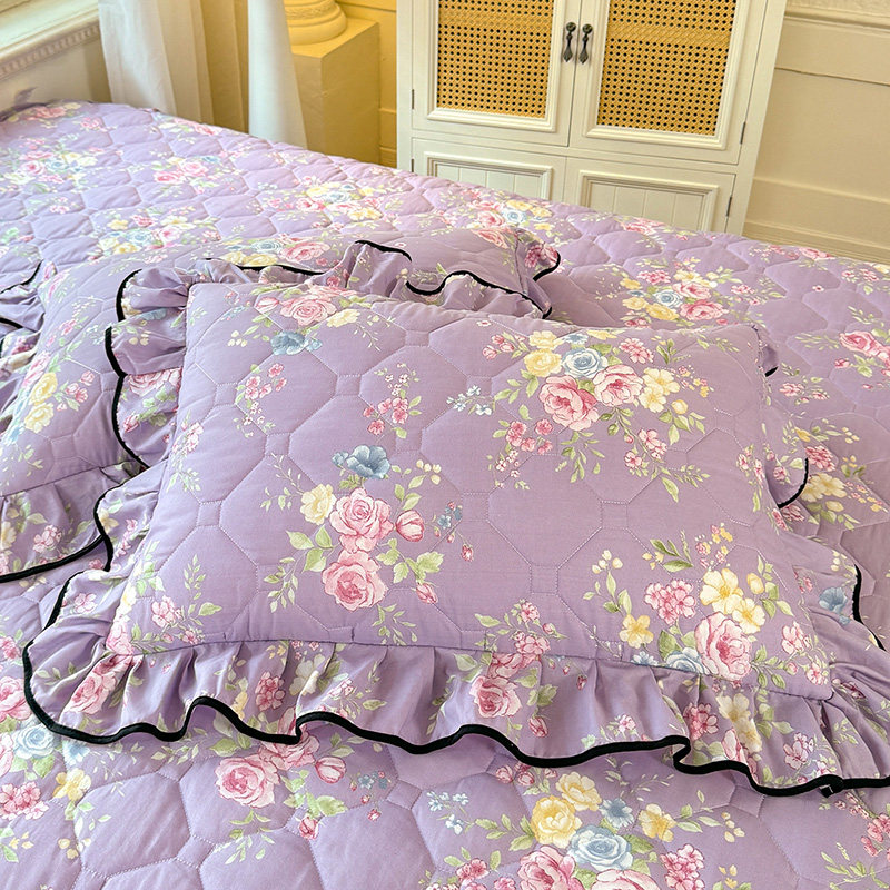 2025新款全棉夹棉床裙三件套纯棉床罩套1.8m席梦思保护套防滑床单,淘宝优惠券,粉丝福利购,淘宝优惠卷