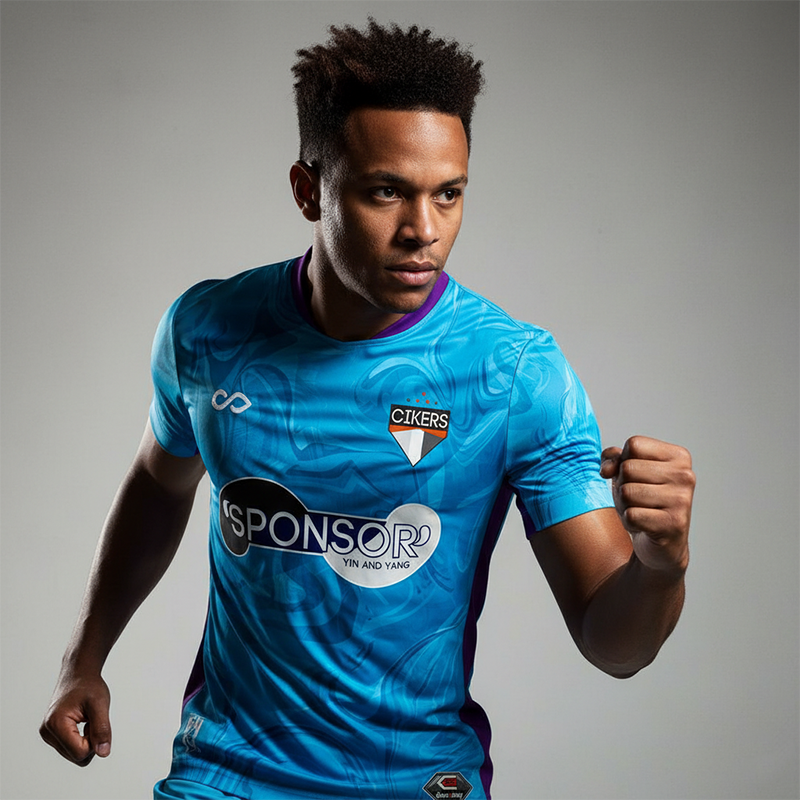 赛客cikers足球服定制男短袖比赛服GW2021全透气印号球衣训练服 - 图1