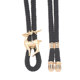 18K gold high cargo rope detachable tail cap lanyard