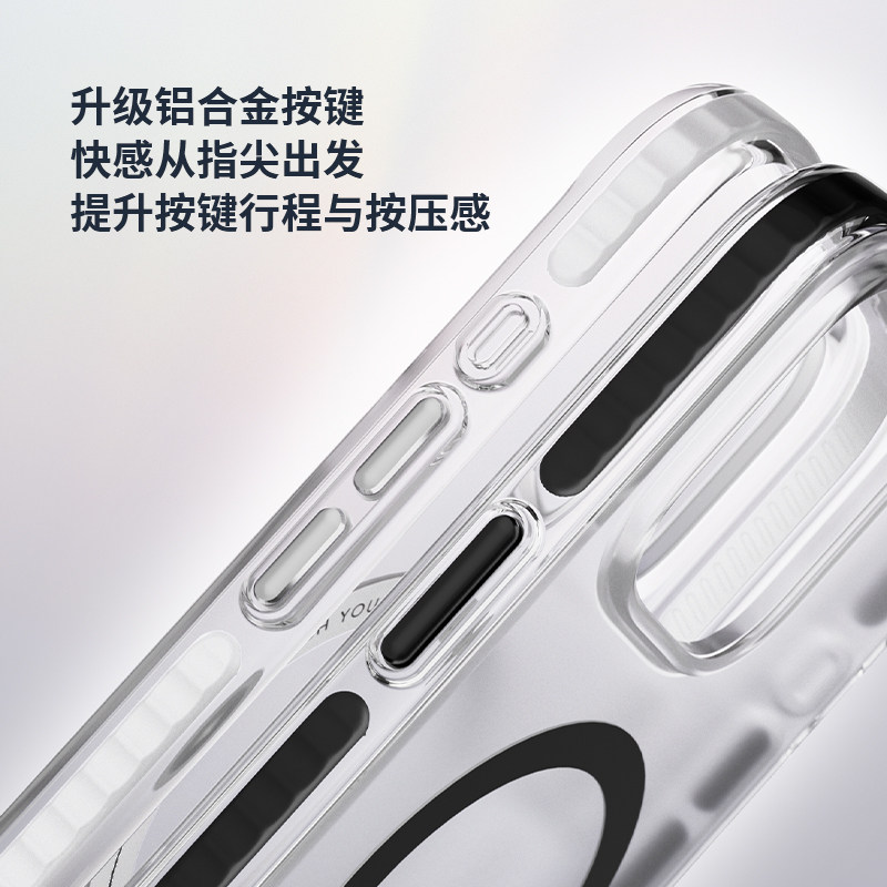 物亦物适用苹果16promax手机壳磁吸透明iPhone16新款不易发黄散热plus高级感超薄16全包套ip防摔女pm男保护壳,淘宝优惠券,粉丝福利购,淘宝优惠卷