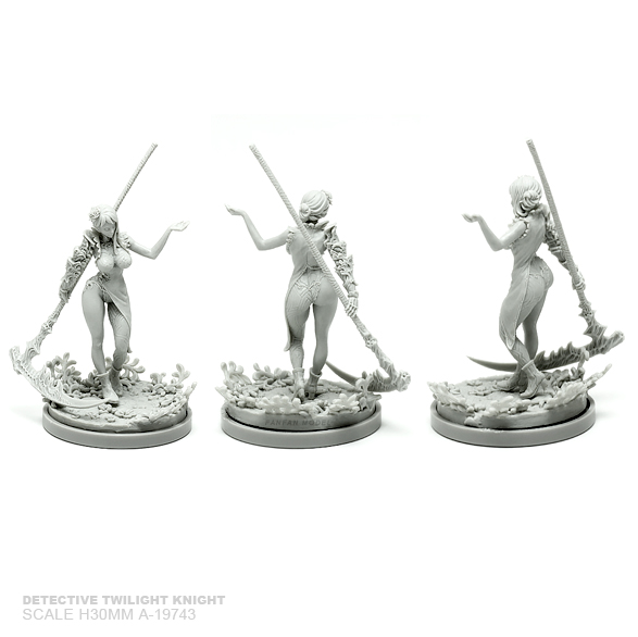 30MM kingdomdeath女神系列Cleric Death 树脂兵人 A-19742 - 图0