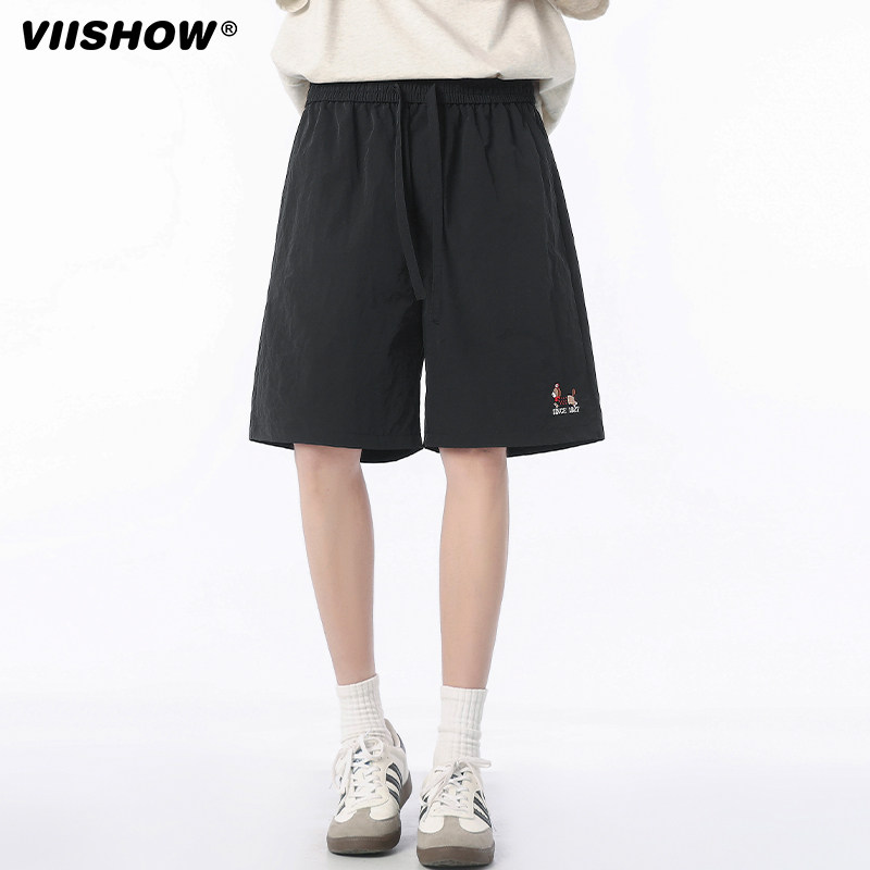 VIISHOW户外速干伞兵短裤男美式多巴胺腊肠狗中裤宽松运动五分裤,淘宝优惠券,粉丝福利购,淘宝优惠卷