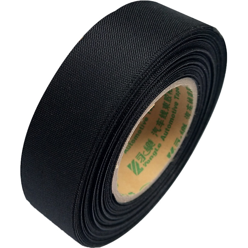 电工胶布绝缘胶带涤纶布黑阻燃汽车线束高粘电线高温专用线路车用,淘宝优惠券,粉丝福利购,淘宝优惠卷