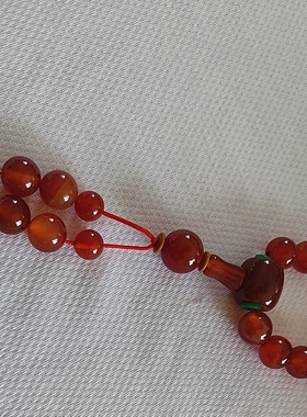 念珠天然玛瑙民族用品泰斯比哈99粒100粒支持定制