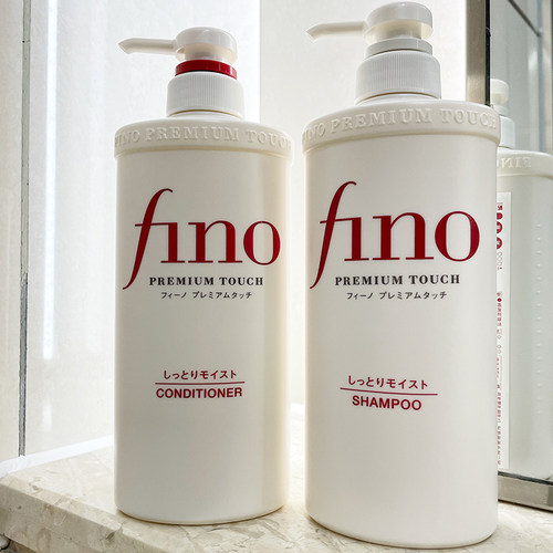 日本芬浓Fino洗发水护发素套装女修复烫染受损发质滋润蓬松550ml - 图1
