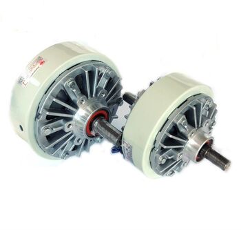 Dual-axis clutch LZ-PC-0.6kg-40kg magnetic powder brake controller DC24V brake Lingzheng