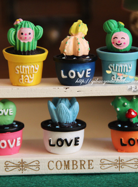 zakka少女风仙人掌免邮装饰摆件