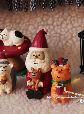 日式风森系公仔树脂微景观摆件