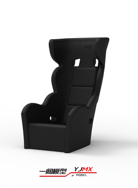 一间模型适用于1：18模型赛车桶椅高精度3D打印配件