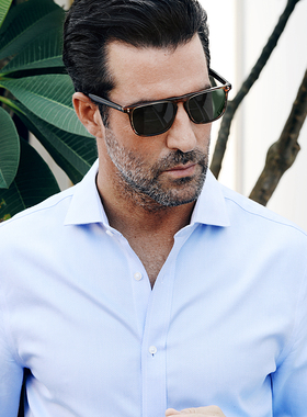 墨镜男士方框玻璃镜片开车偏光太阳眼镜男潮复古大框近视墨镜钓鱼