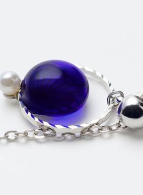 【项链】「苍穹」日本京都琉璃 手工原创项链