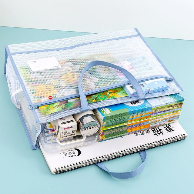 A4/A3/8K waterproof double-layer storage bag handbag