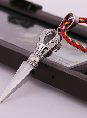 结缘钛钢金刚杵挂件男女士吊坠