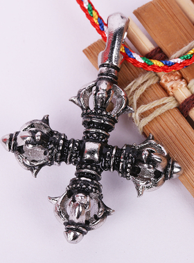 金刚杵情侣护身符项链饰品