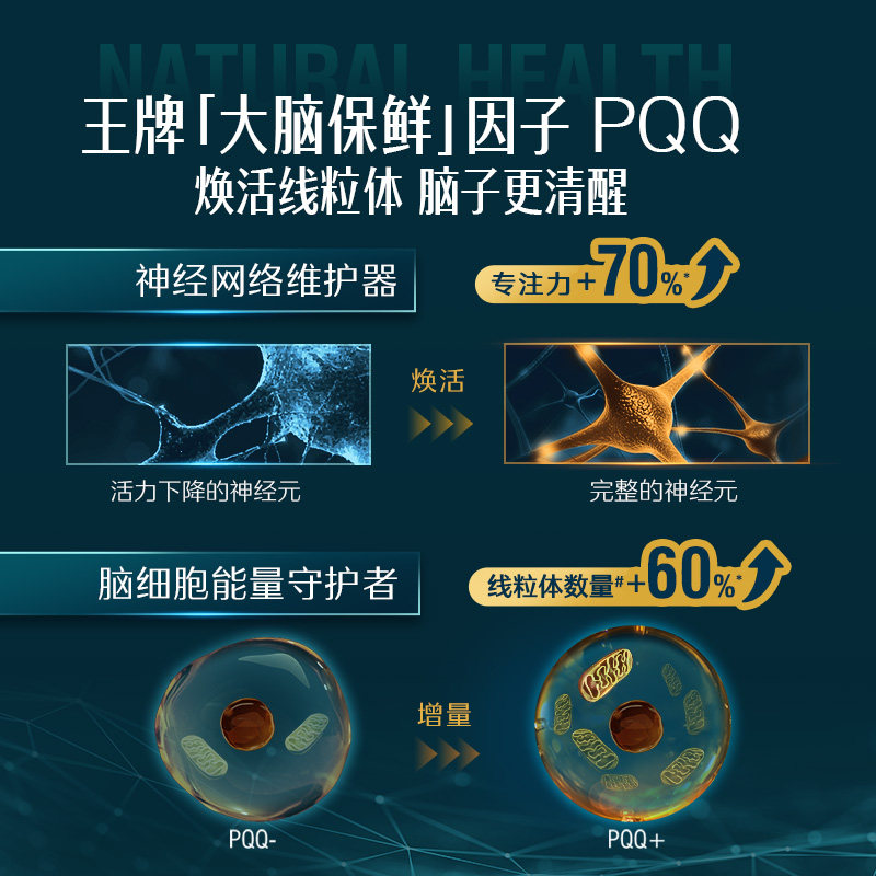Swisse斯维诗PQQ+DHA脑力鱼油软胶囊线粒体记忆力效期至26年12月,淘宝优惠券,粉丝福利购,淘宝优惠卷