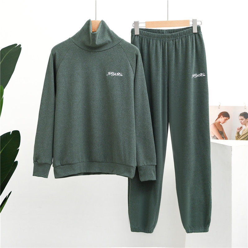 宅宅裤保暖睡衣女套装宽松长袖保暖可外穿德绒束脚大码休闲家居服,淘宝优惠券,粉丝福利购,淘宝优惠卷