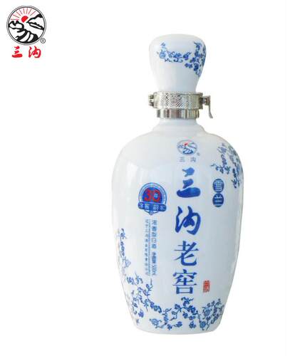 纯粮酿造 三沟老窖雪兰窖龄30年52度500mL浓香型礼盒装白酒 - 图0