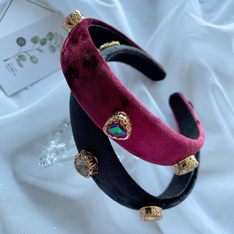 鸟巢宝石肥方三角圆形12mm钻石手工diy饰品发夹发箍装饰配件材料 - 图1