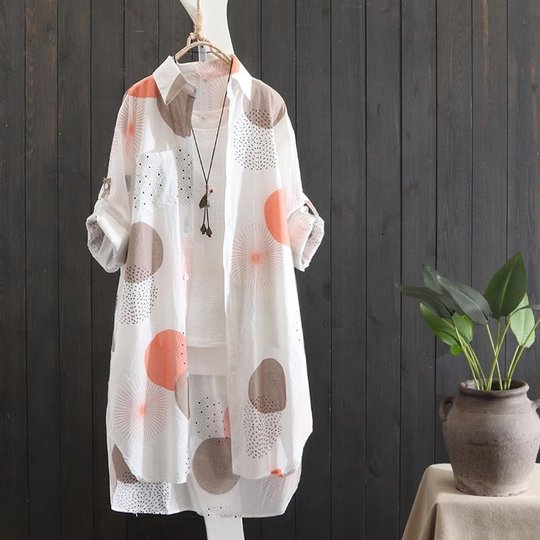 Sun protection clothing summer loose cardigan thin jacket