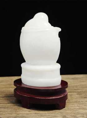 佛像工艺品摆件玄关阿富汗白玉