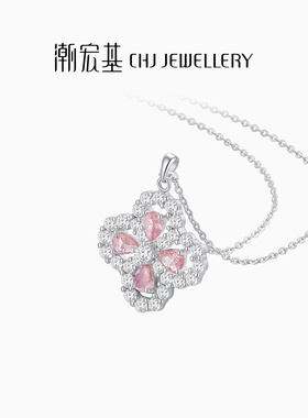潮宏基珠宝追光s925银项链