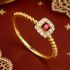 Chao Acer Starry Shadow Gold Diamond Ring Pure Gold Ruby Ring Hand Decoration Ancient Gold Dot Diamond Advanced W