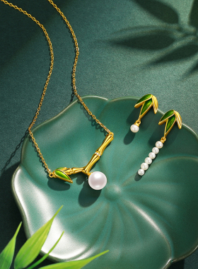 潮宏基S925银珍珠项链