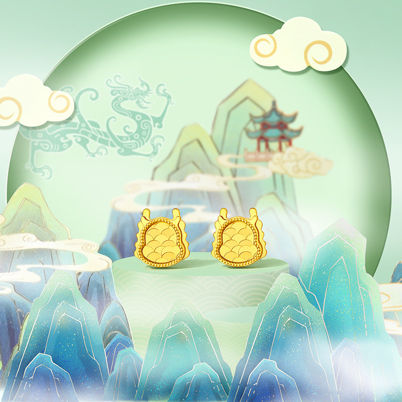  潮宏基珠宝耳饰