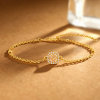 Trendy Acer Royal Fan Rainbow Gold Gold Necklace 5G Pure Gold Diamond Ring Bracelet Symphony Fashion Light Luxury Gift for Women