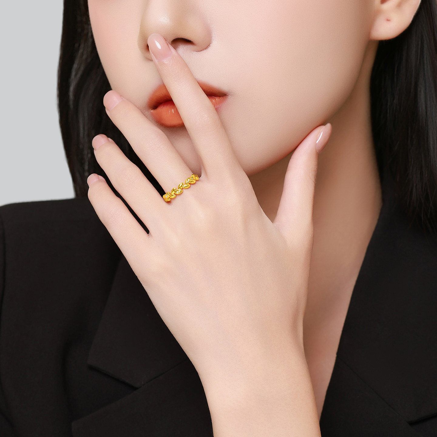 Chao Acer Yufanmaisui gold diamond ring