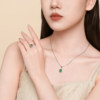 Chao Acer Qingyu s925 silver chalcedony necklace ring