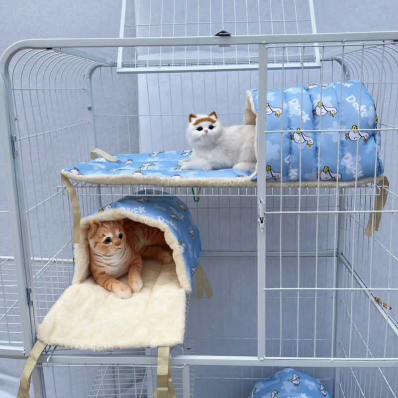 猫笼专用平台垫猫窝睡垫猫垫子加绒加厚垫子半包围双面可用新款,淘宝优惠券,粉丝福利购,淘宝优惠卷