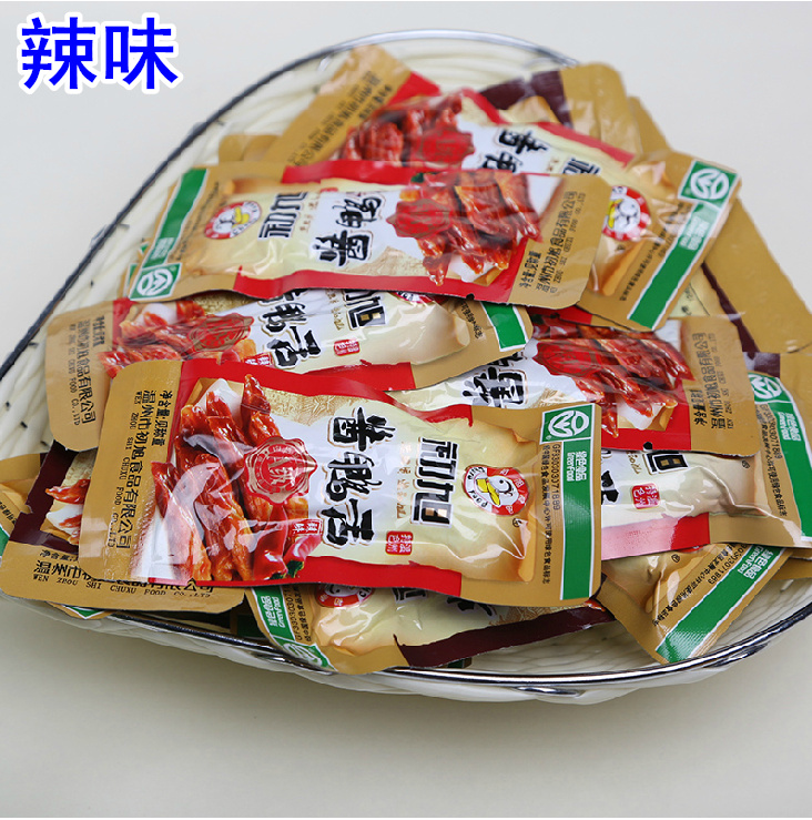 包邮 温州酱鸭舌特产小吃零食品 初旭鸭舌头500g克散装原味/辣味 - 图2