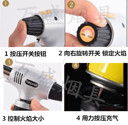 家用便携式焊枪快手同款BS400高温1300度冷风焊枪打火机万能焊丝 - 图1