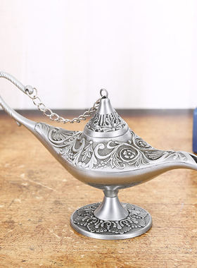 工艺金属家居客厅书房阿拉丁神灯