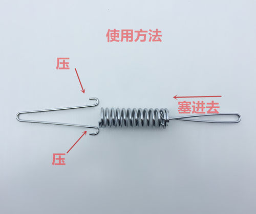 压缩弹簧牵引带防爆冲弹簧狗狗宠物减震弹拉簧狗链牵引绳缓冲弹簧 - 图2