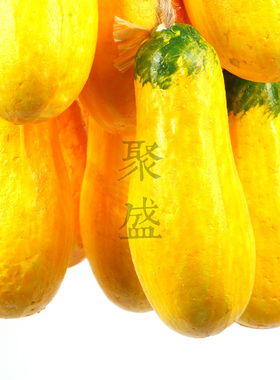 仿真蔬菜串黄色小瓜水果串食物模型农家乐饭店装饰摆设道具