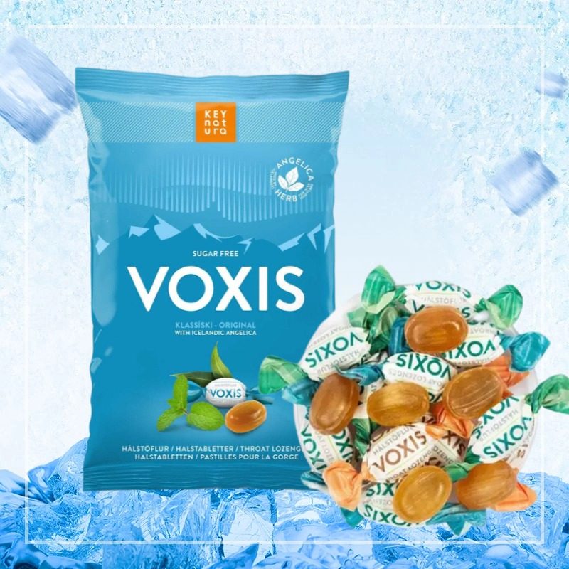 【保税仓发】冰岛进口VOXIS白芷丹天然草本0添加无糖润喉糖袋装,淘宝优惠券,粉丝福利购,淘宝优惠卷