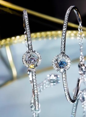 满钻手镯跳动的心手链