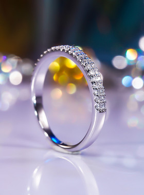 优雅戒指纯银欧美风指环