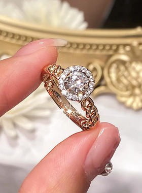 chin时尚气质链条戒指