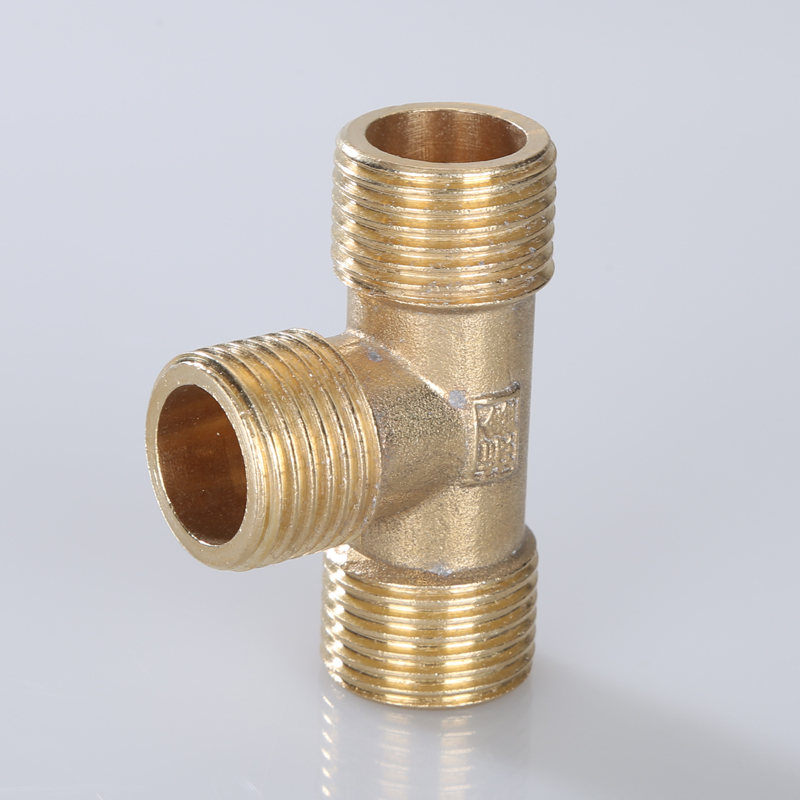 铜外丝三通 铜接头 管件接头 热水器天然气1216铝塑管配件 - 图0