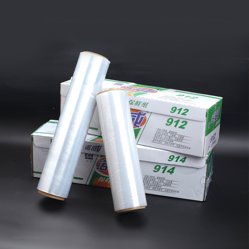 诺威高力914保鲜膜食品912保鲜膜大卷冰箱家用910保鲜膜300米包邮 - 图0