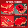 2026 Ten Thousand Years Red Batik Spilled Gold Fu Ka Rice Paper Pendant Lantern Hard Card Blank Self-written Handwritten Dou Fang Fu Character Spring Festival Hanging Decoration Brush Calligraphy Special Works Card Paper Cultural Creation DIY Horse