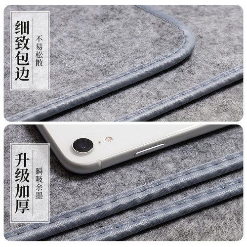 加厚包边毛毡垫书画毛笔练字书法专用羊毛毡垫写毛笔字垫的毛毡布书画布毡书法用品桌布文房四宝国画垫布画毡 - 图1