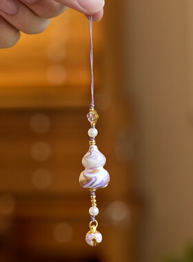 大漆葫芦挂件抱富降铃吊坠